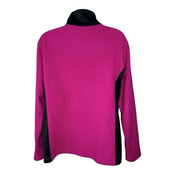 Columbia Women’s L Full Zip Two Tone Fleece Jacket - Picture 4 of 7